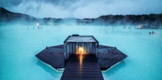 Blue Lagoon in Reykjavik Iceland