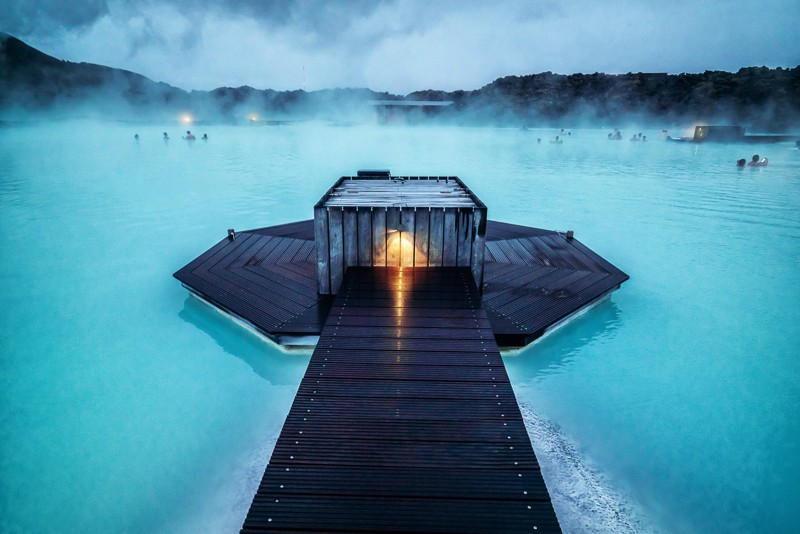 Blue Lagoon in Reykjavik Iceland