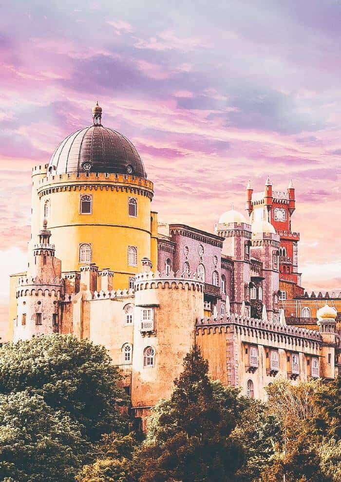 Pena Palace in Sintra Portugal