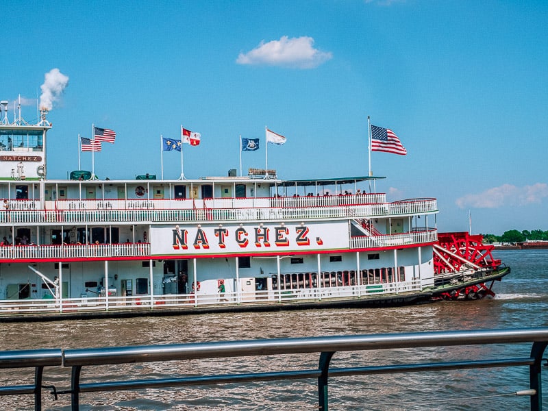 Natchez riverboat day cruise in New Orleans