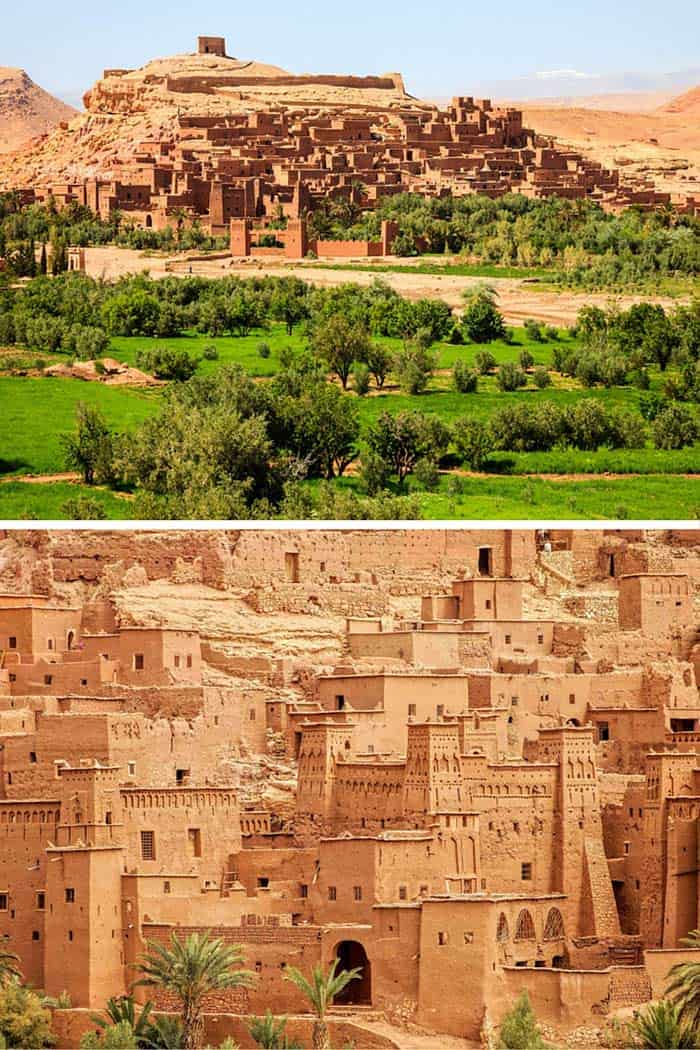 Ait Benhaddou is an impressive fortified city made up of many “kasbahs”. A kasbah is buildings made entirely from mud and straw. Click through to see 20 more UNREAL travel destinaitons! 