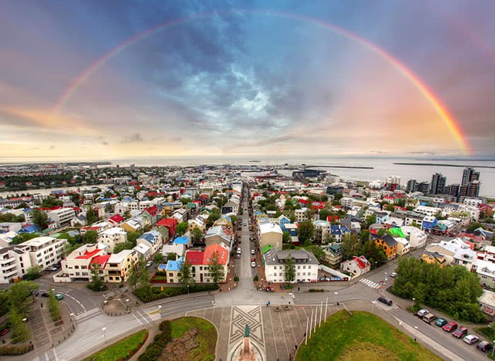 Reykjavik, Iceland’s capitol is one of the cleanest, safest, and happiest cities in the world. Even though it only has an urban area population of around 200,000, it is the home of the vast majority of Iceland’s inhabitants. Click through to read more on the gorgeous city!