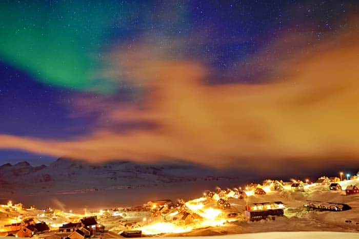 Tasiilaq village in Greenland