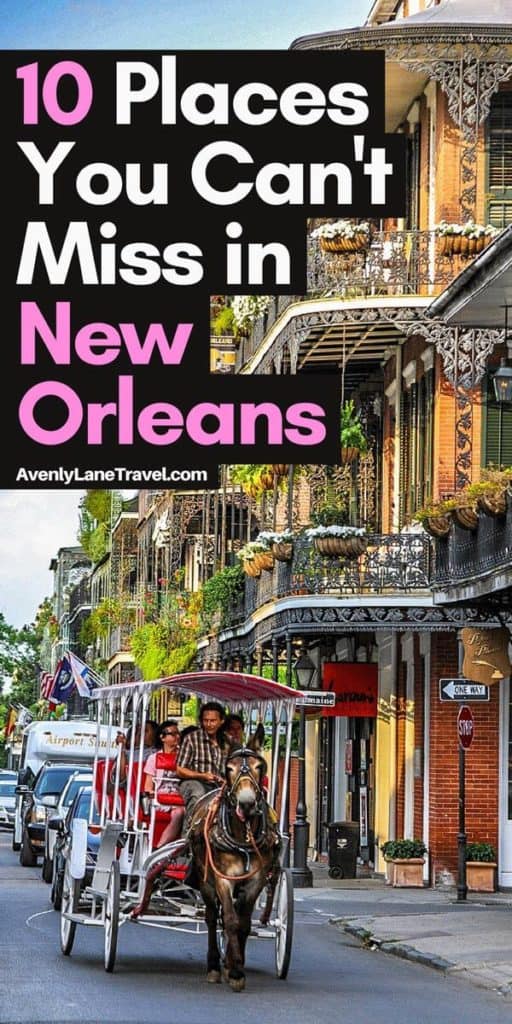 New Orleans is an incredibly unique city. Click through to see the top 10 things to do in New Orleans! Read the full article on AvenlyLaneTravel.com