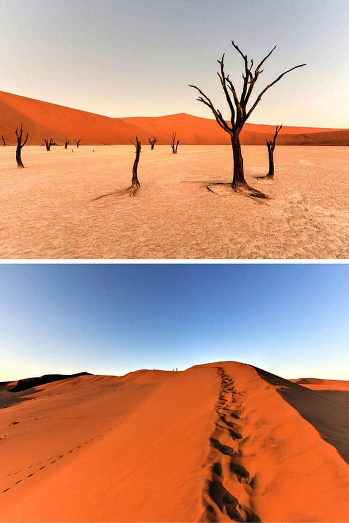 Deadvlei, Namibia! 20 UNREAL Travel Destinations you have to see!! Click through to read the full post!