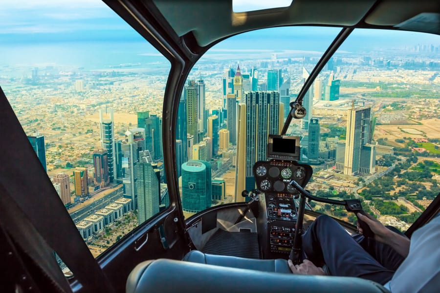 Dubai helicopter tour