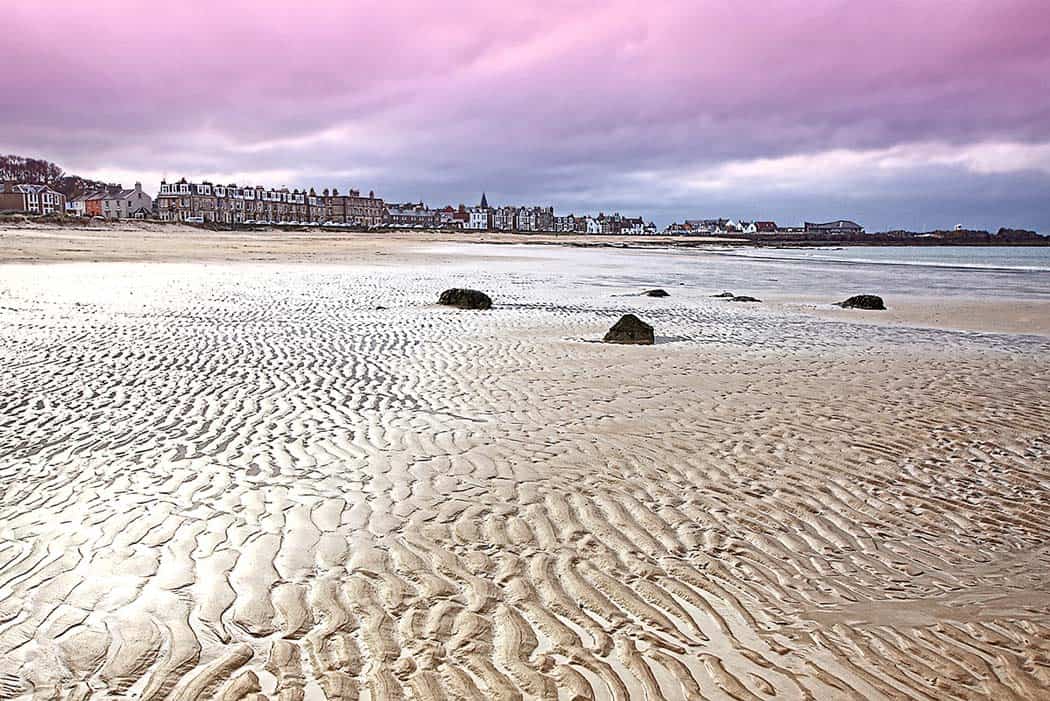 The beach at North Berwick, East Lothian. 