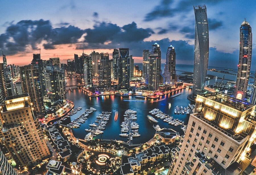 The Dubai Marina and Jumeirah Beach Residence Walk