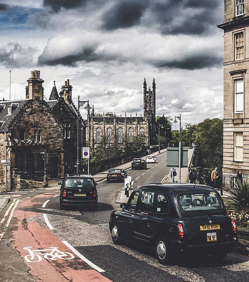 City view of Edinburgh, the capital of Scotland.