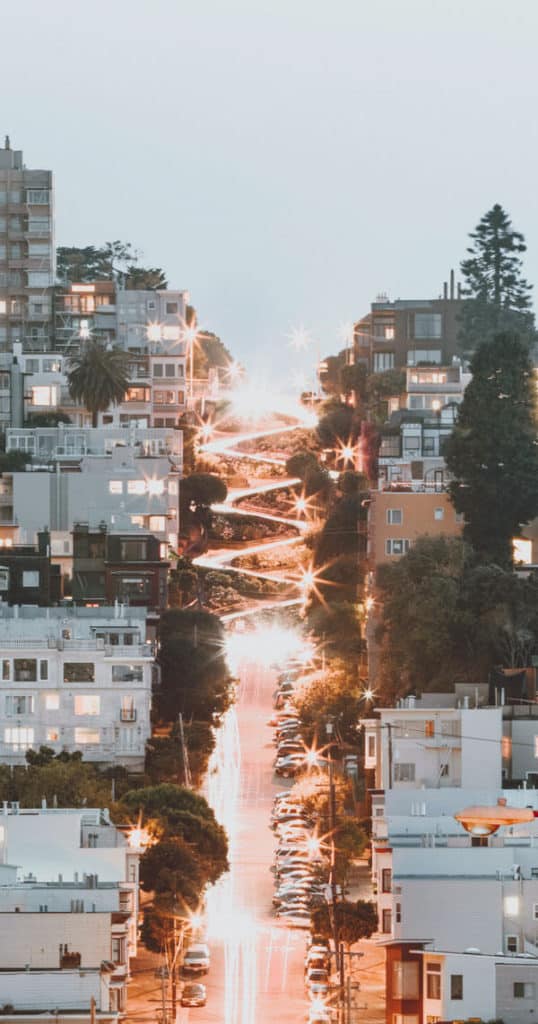 Lombard Street in San Francisco 