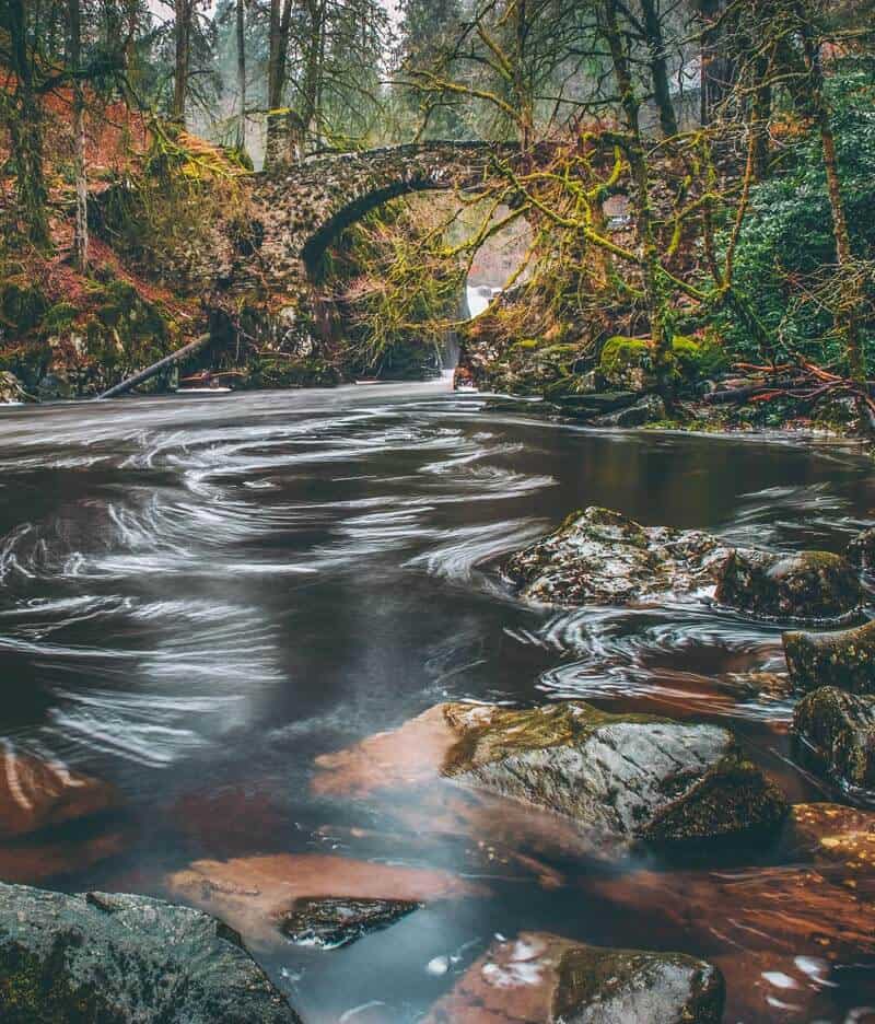 The Hermitage Bridge near Dunkeld Scotland.