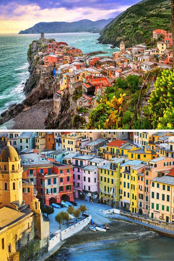 The village of Vernazza in Italy