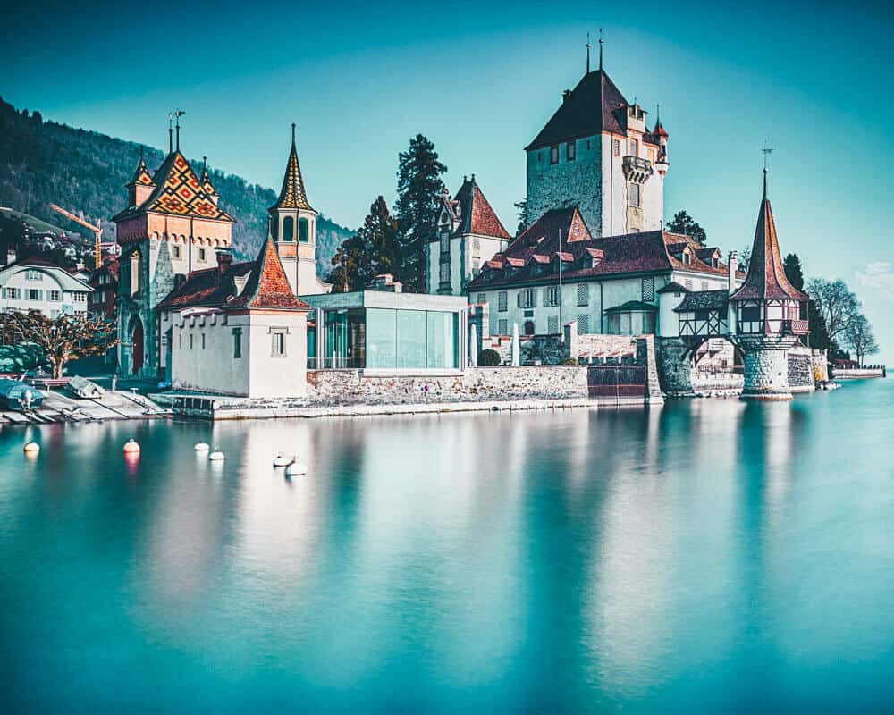 Oberhofen Castle, Swiss Alps