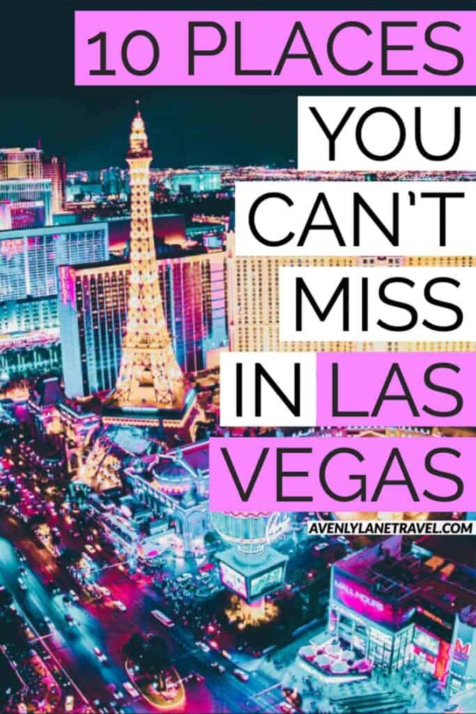 Top 10 Things to do in Las Vegas! Top 10 Must do's in Vegas for First Timer's! Whether you are taking selfie's in front of the welcome to Las Vegas sign or exploring the Bellagio fountains on the Las Vegas Strip there are so many top attractions in Las Vegas! | https://www.avenlylanetravel.com/top-10-must-do-in-vegas-for-first-timers-las-vegas-tips/ #vegas #lasvegas #travel #usatravel #vacation #vegasvacation #nevada #USA #avenylanetravel