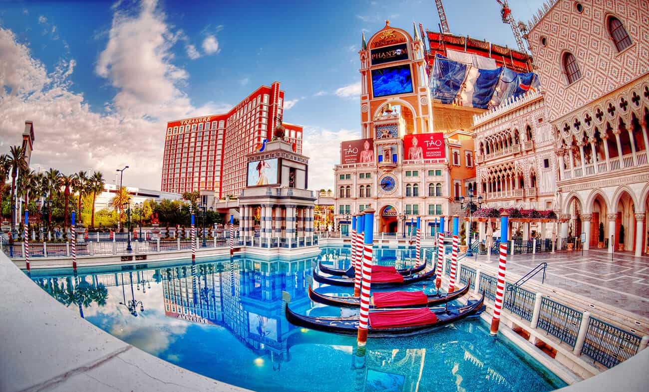 Gondola ride at the Venetian!