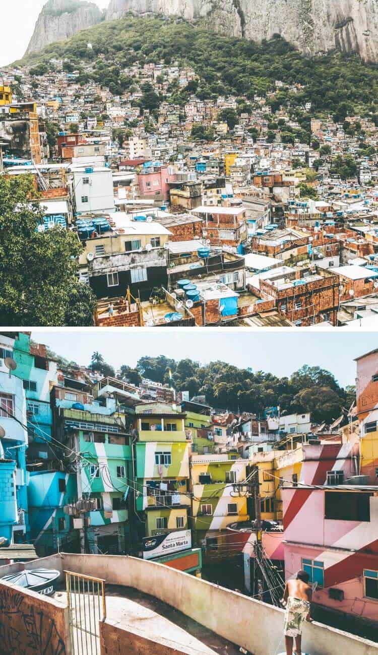 Favelas in Rio de Janeiro, Brazil