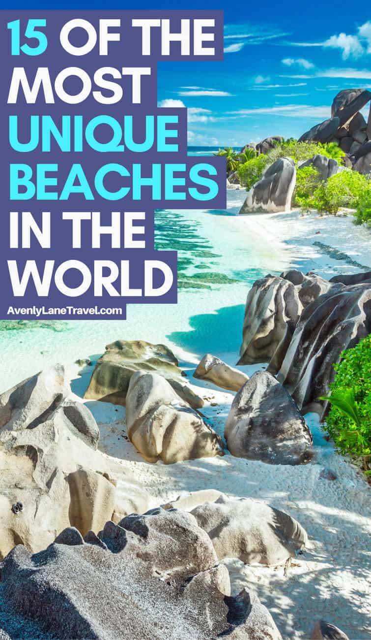 Discover the perfect beach vacation spot with 15 of the the most unique beaches in the world. 
