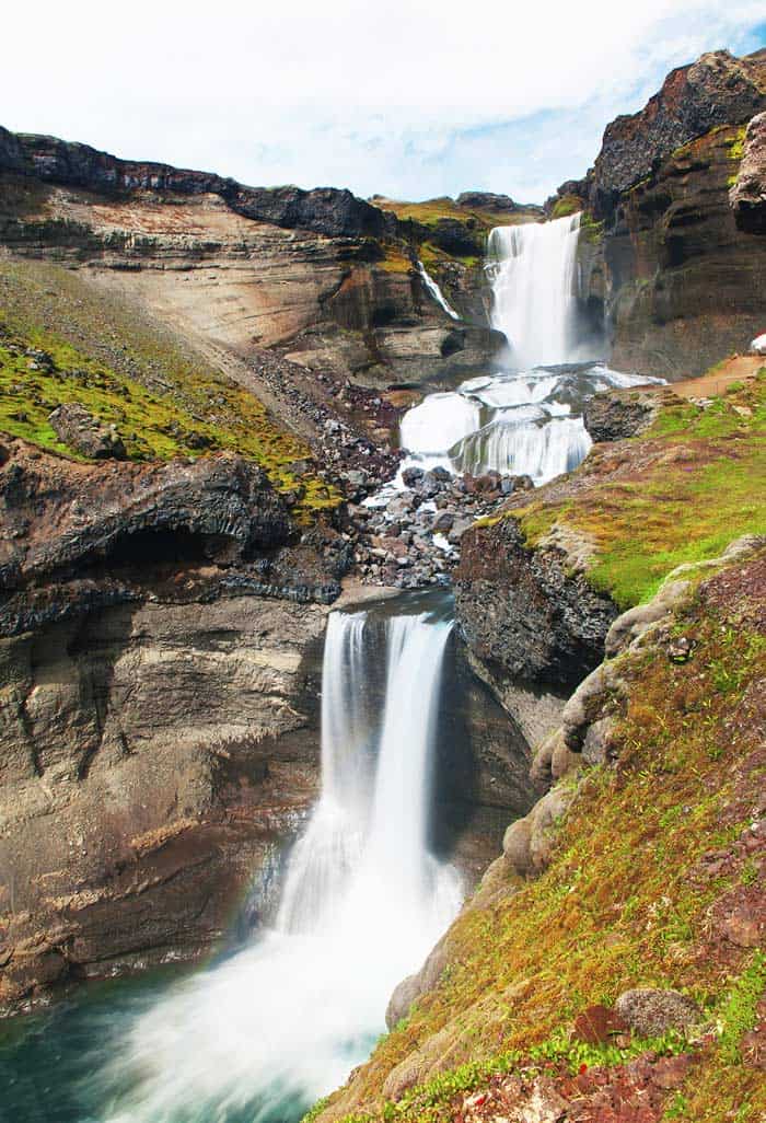 Ofaerufoss Waterfall