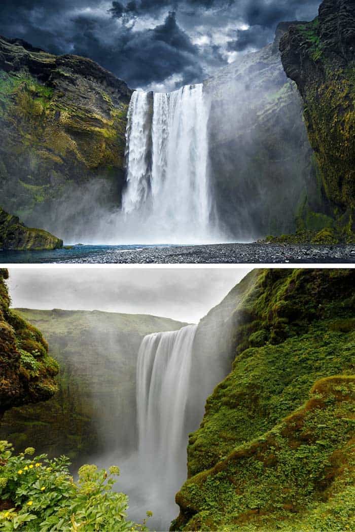 Skógafoss waterfall
