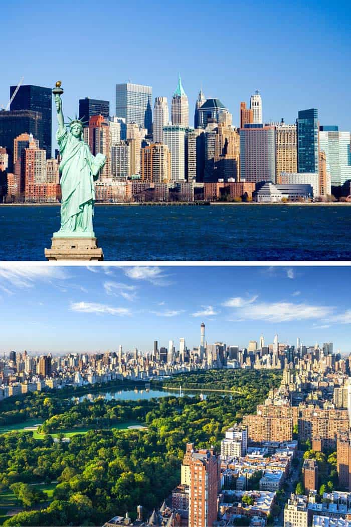 New York City’s skyline is one of the most recognizable in the world. One of the best things about New York City is that city planners designed it around 3.5 square miles of park, known as Central Park. Click through to see 18 of the BEST skylines in the world!
