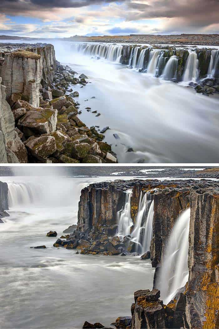 Selfoss waterfall in Iceland