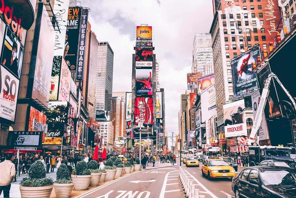 Times Square in New York City