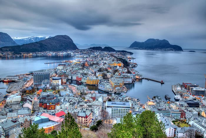 Gorgeous city of Ålesund in Norway Gorgeous city of Ålesund in Norway.