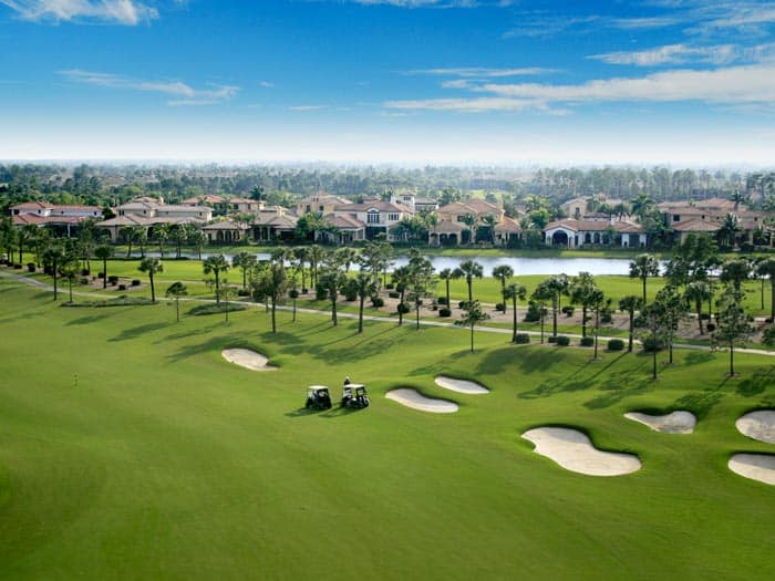 Golf Course in Tampa Florida. 