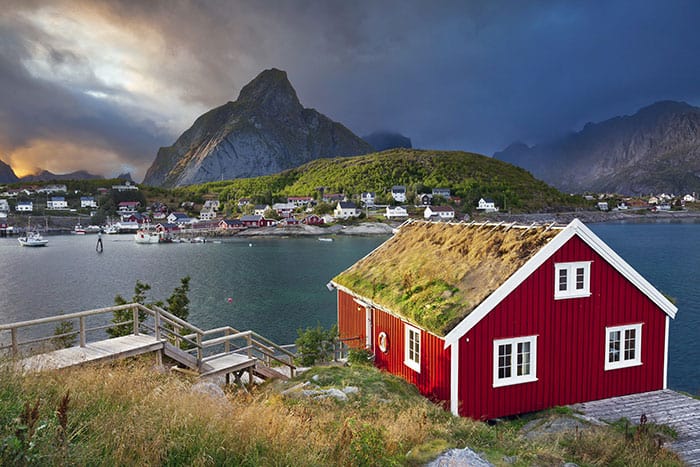 Reine fishing village.