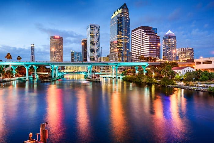 Tampa Florida skyline