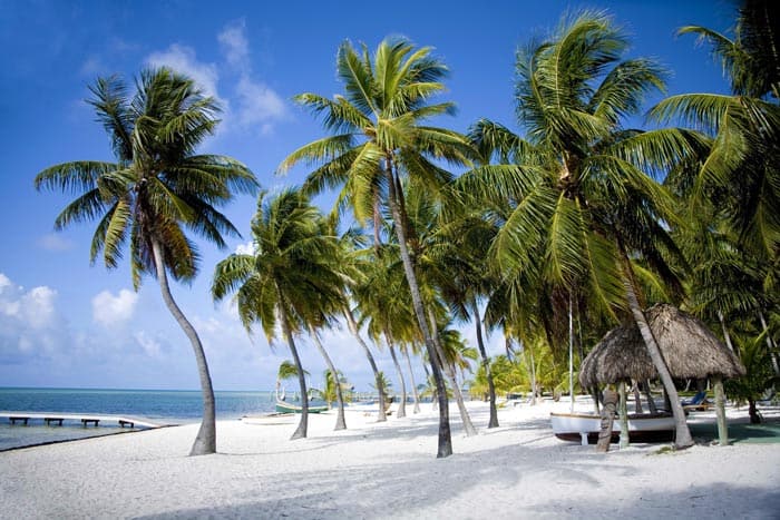 Beautiful white sand beaches in the Florida Keys. 