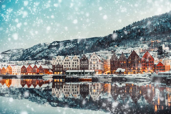 Bruges, Bergen Norway during Christmas!