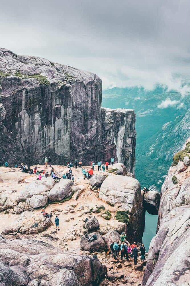 Seven Sister Falls. in one of the most famous fjords in Norway! Norway is one of the most breathtakingly beautiful countries in the world and these photos prove it! So amazing! Here are some of the top places to see in Norway. #norway #norwayphtoos #norwayphotography #avenlylanetravel #avenlylane #europe #travelinspiration #beautifulplaces