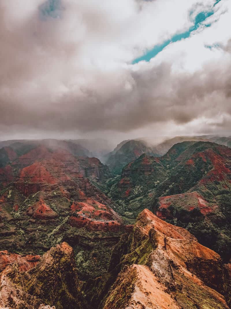 Waimea Canyon State Park Kauai.