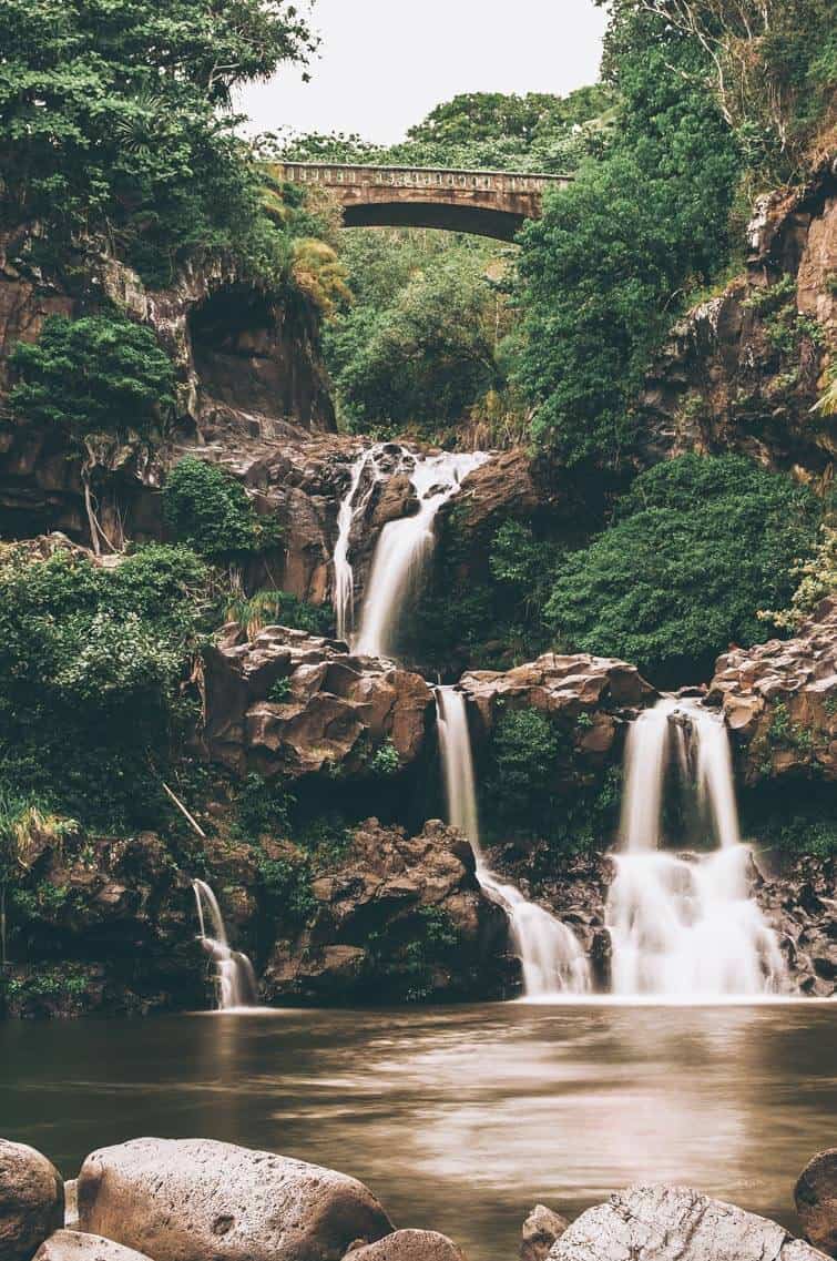 The Seven Sacred Pools in Maui.