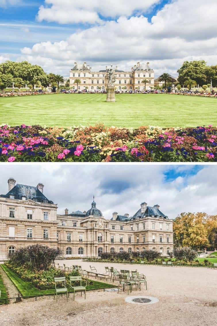 Palais de Luxembourg in Paris France