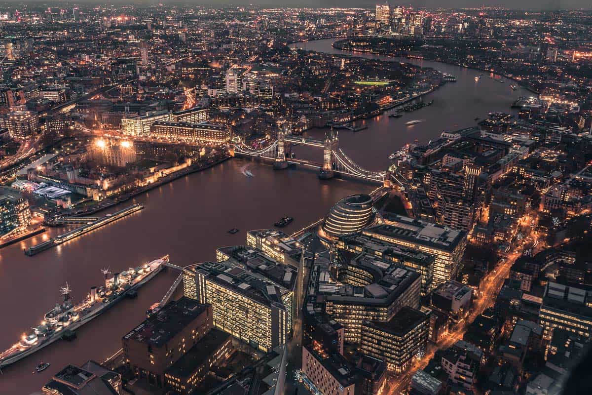 Thames River in London