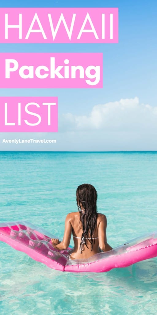 Hawaii Packing List