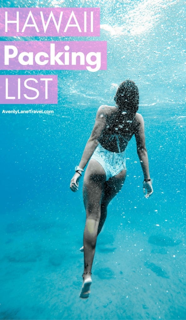Hawaii Packing List