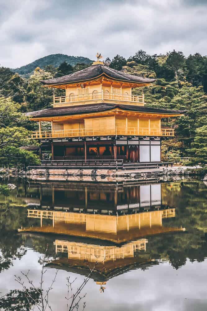 Kinkakuji or the Golden Pavilion in Kyoto