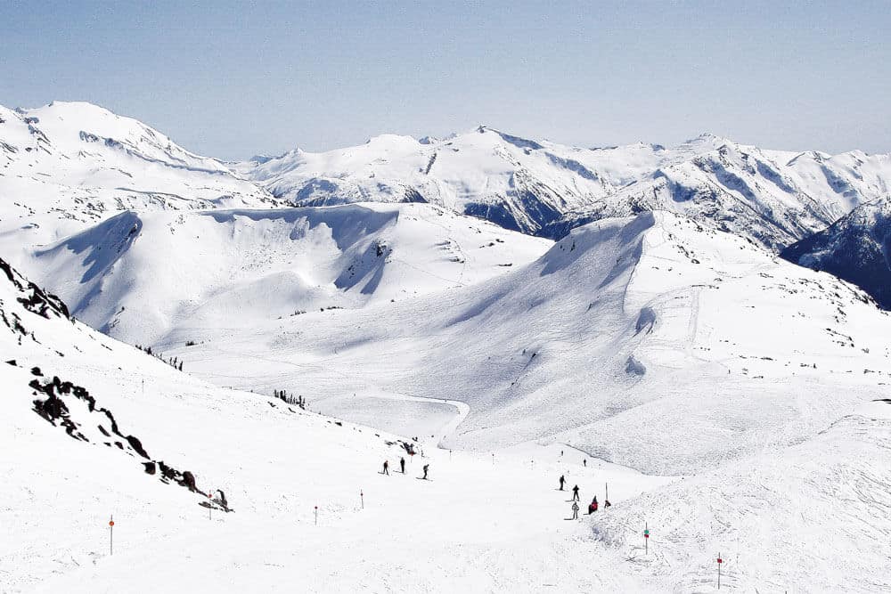 Whistler Blackcomb Ski Resort in Canada.