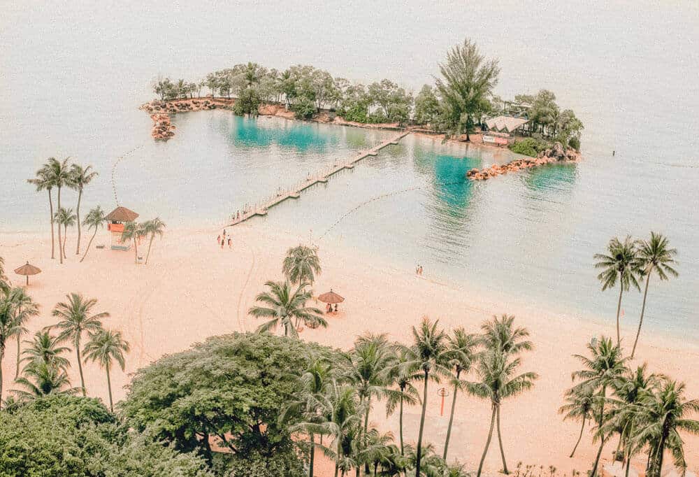 Sentosa Island in Singapore.