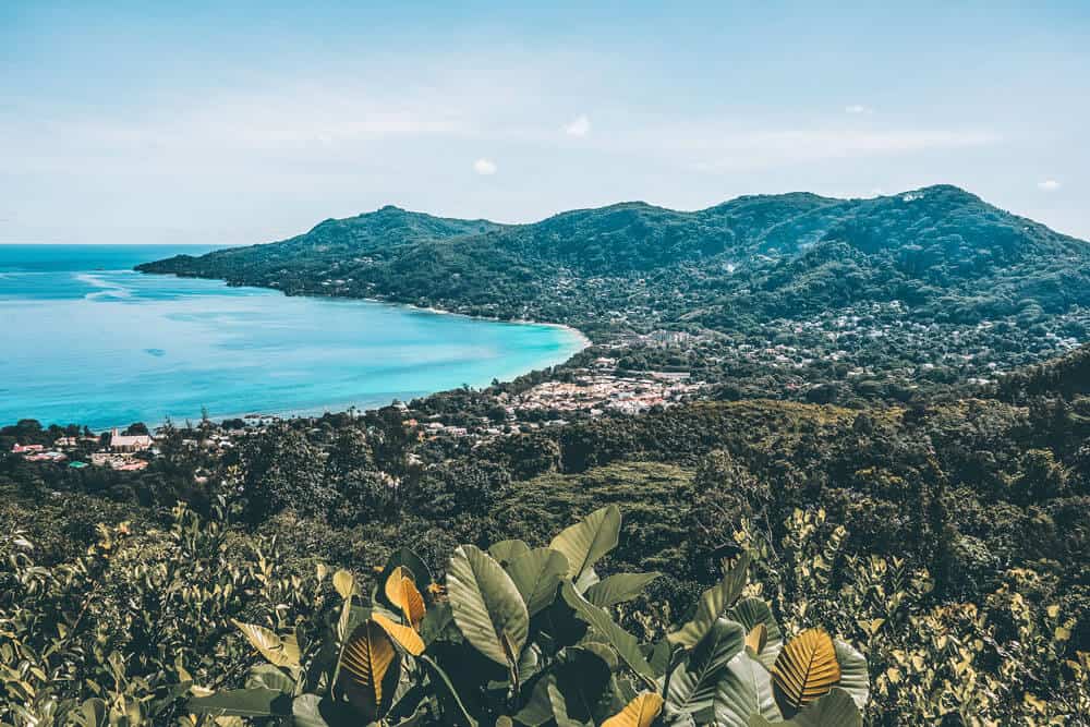 Anse Royale beach on Mahe Island