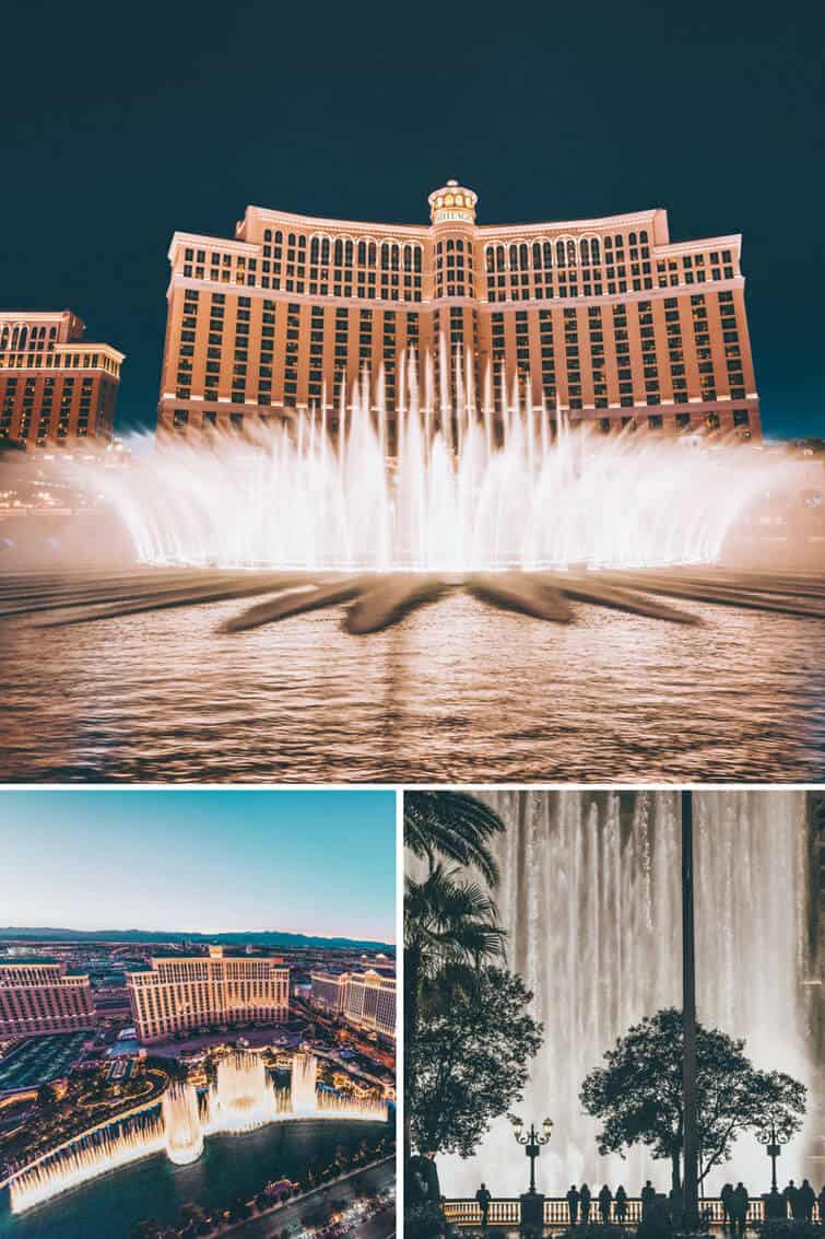 Bellagio Fountain show in Las Vegas