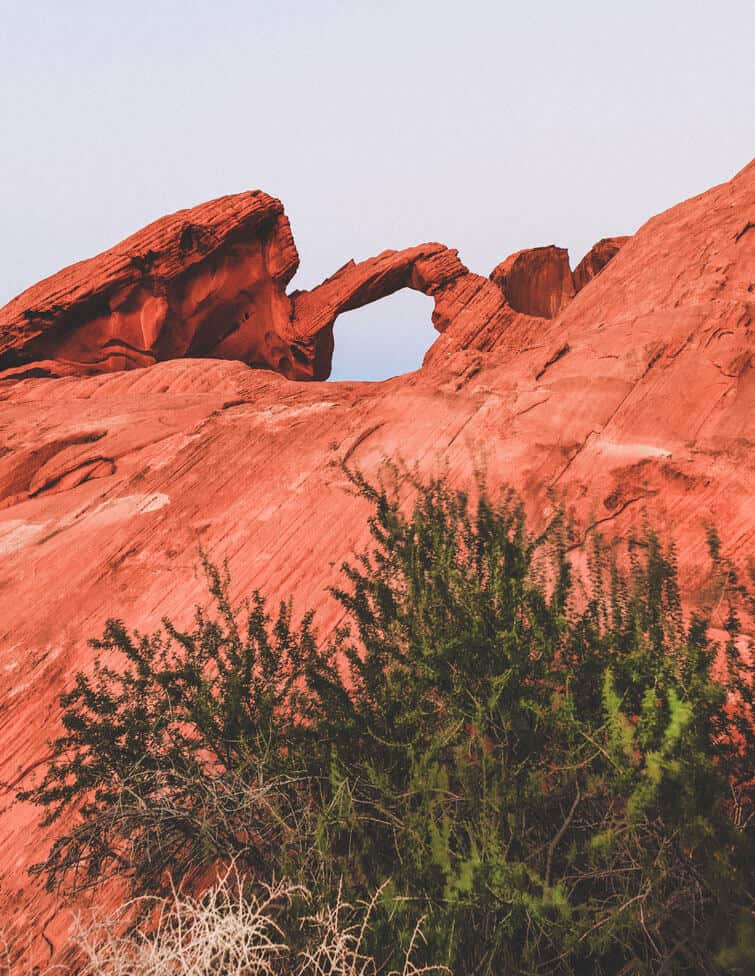 Arch Rock at the Valley of Fire Las Vegas