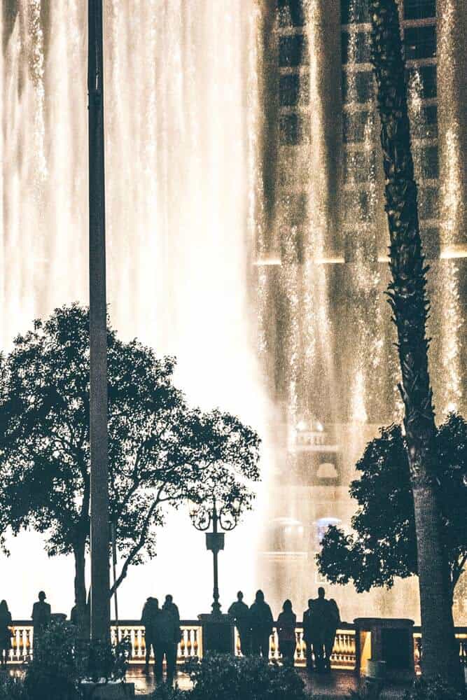 Bellagio fountain and hotel in Las Vegas Nevada