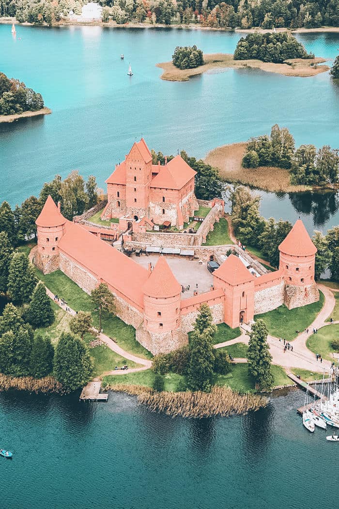 One of the best castles in Lithuania. Trakai Island Castle.