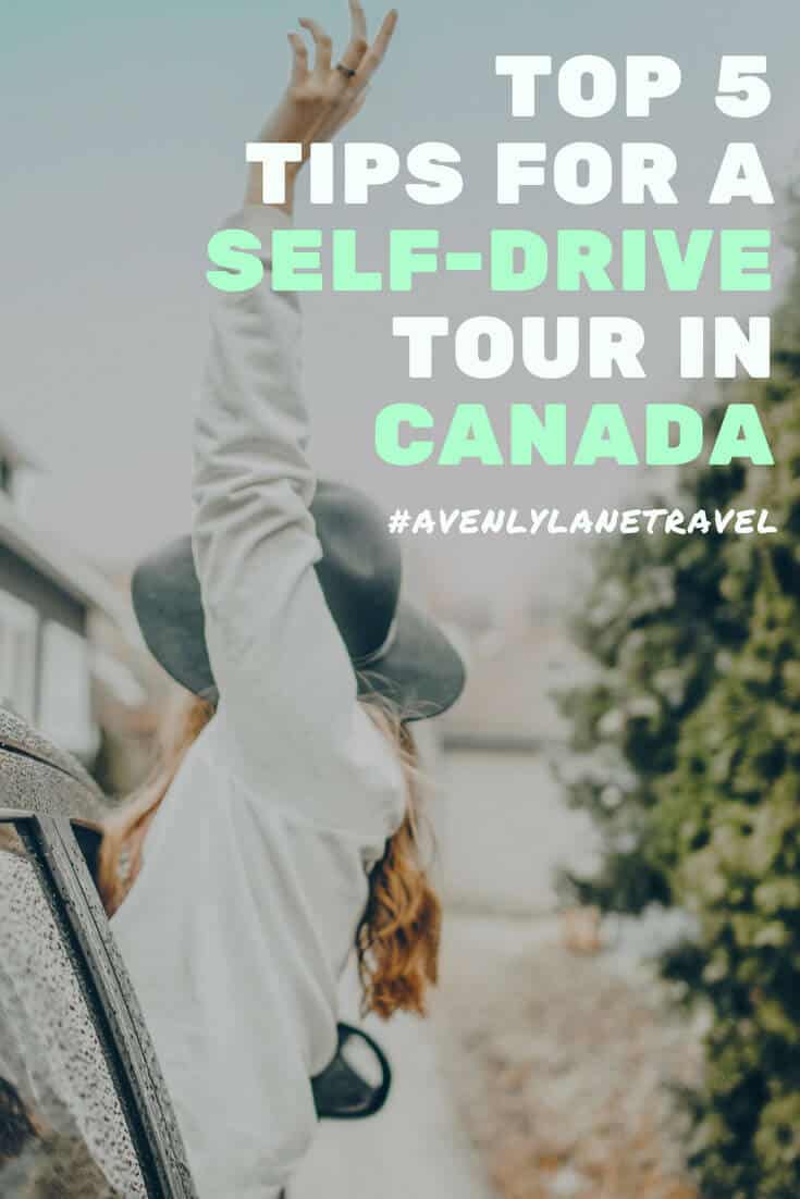 Canada Road Trip & Self Drive Tours Tips! check out 5 top tips for a self drive tour in Canada! Check out the full article on www.avenlylanetravel.com #avenlylanetravel #canada #roadtrip #banff