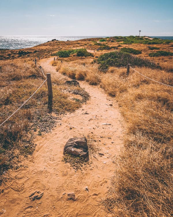 Hike at Kaena Point National Park on the north shore of Oahu. 