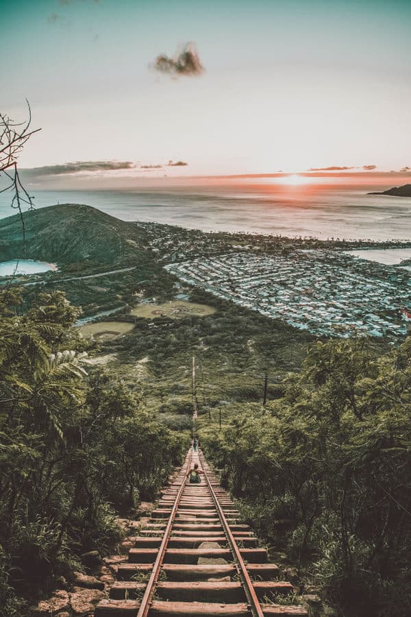 Koko Crater Railway Trail, Honolulu, United States.